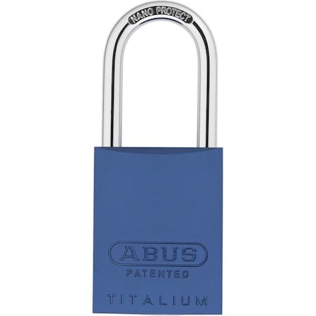 Abus ABUS 83AL by 45-300 Rekeyable Removable Cylinder Hardened Steel KD Blue Padlock 80219